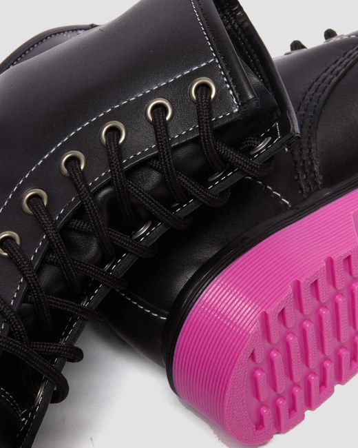 Scarpe Donna DR. MARTENS Stivali Platform linea 1460 Pascal BEX in Pelle Nera a sconto