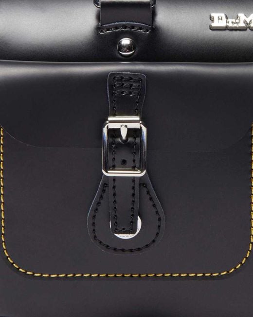 Dr. Martens Black Kiev Leather Top Handle Bag