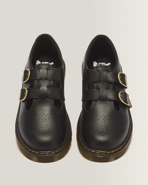 Dr. Martens Black Youth 8065 Mary Jane Shoes for men