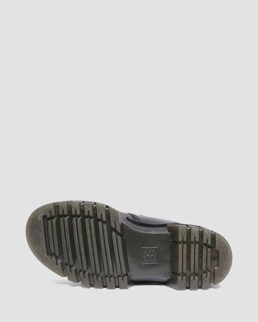Nappa pelle scarpe platform mary jane audrick nappa lux di Dr. Martens in Black