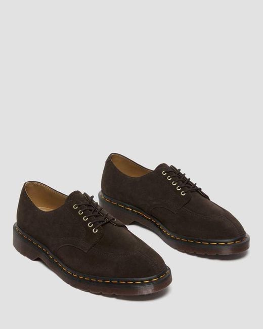 Dr. Martens Brown 2046 Suede Shoes for men