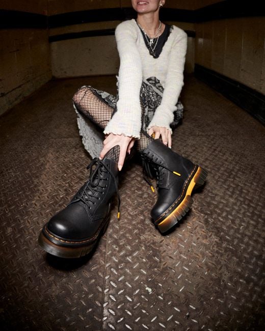 Dr. Martens Dr.martens Audrick Boots In Black Leather | Lyst