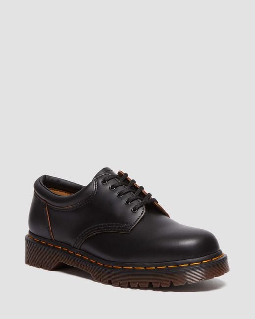 Cuero zapatos 8053 de piel vintage smooth en Dr. Martens de hombre de color Black