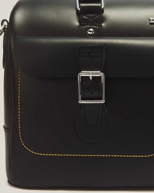 Dr. Martens Black Leather Daytripper Bag