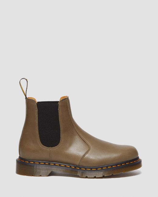 Dr. Martens Brown 2976 Carrara Leather Chelsea Boots for men