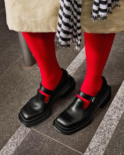 Dr. Martens Maybole Square Toe Leather Mary Jane Shoes in