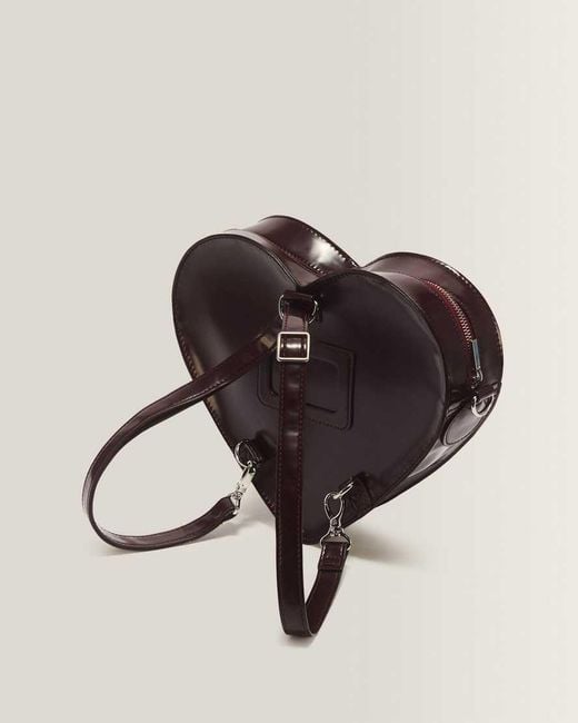 Dr. Martens Brown Vegan Heart Shaped Bag