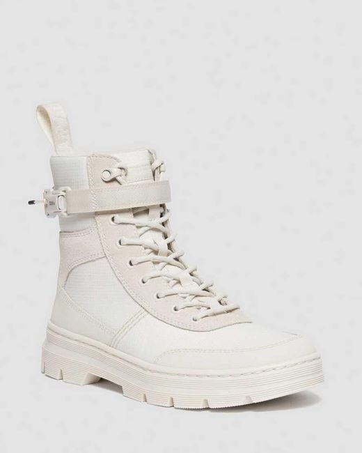 Dr. Martens Natural Combs Tech Poly & Suede Utility Boots for men