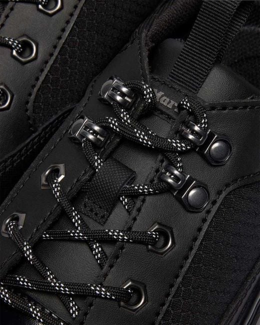 Dr. Martens Black Reeder Mk.02 Canvas & Leather Utility Shoes