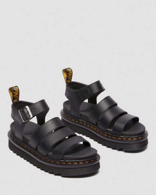 Dr. Martens Black Dr. Martens Blaire Athena Leather Sandals