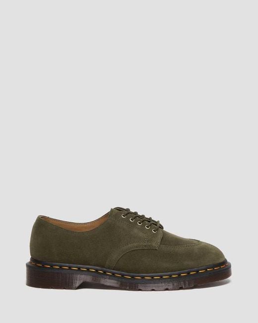 Dr. Martens Green 2046 Suede Shoes for men