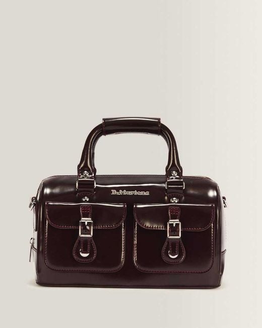 Dr. Martens Black Top Handle Rub Off Vegan Leather Bag