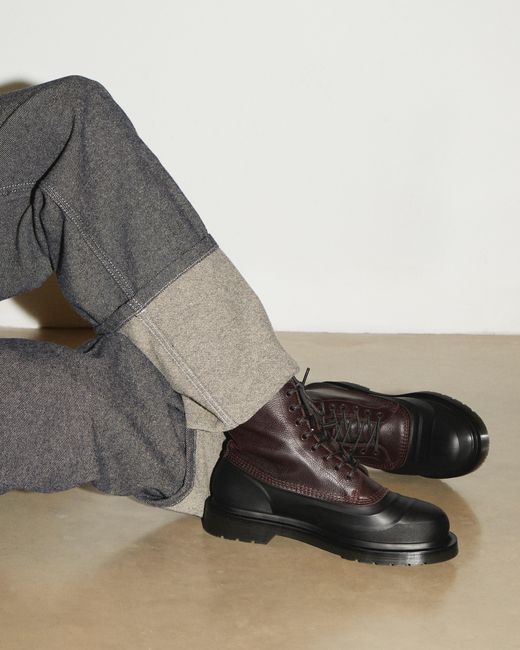 Dr. Martens Black 1460 Fleece Lined Sub Boots