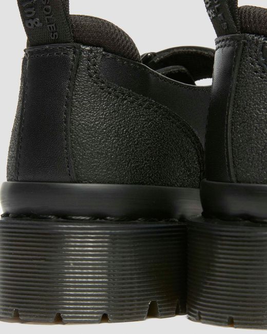 Dr. Martens Black Indica Ii Tech Strap Bex Mary Jane Shoes