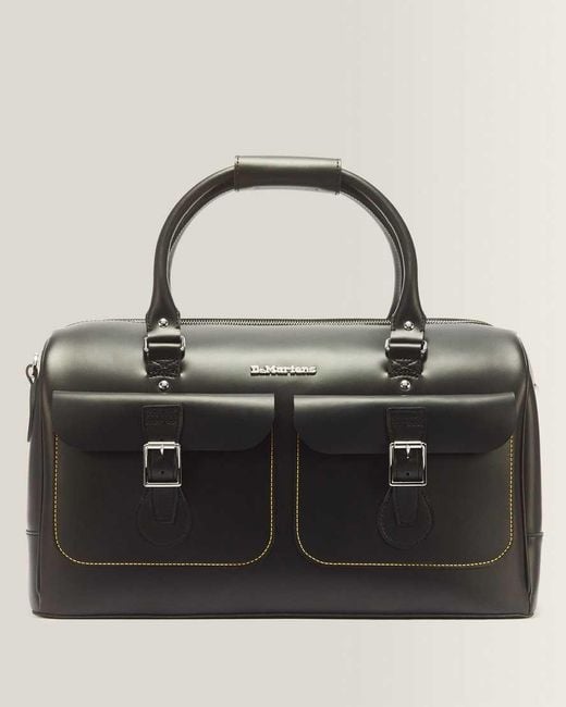 Dr. Martens Black Leather Daytripper Bag