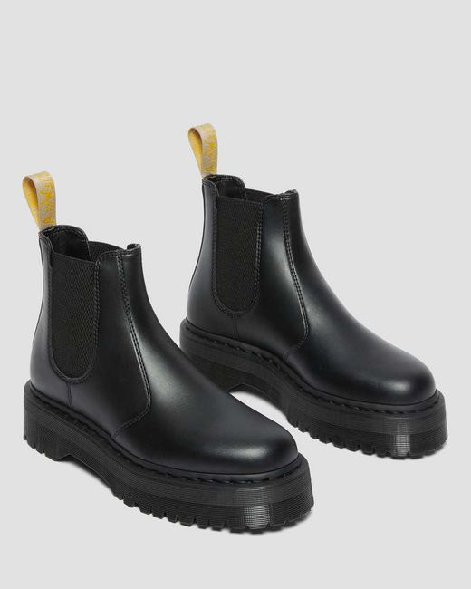 Dr. Martens Black 2976 Felix Vegan Platform Chelsea Boots