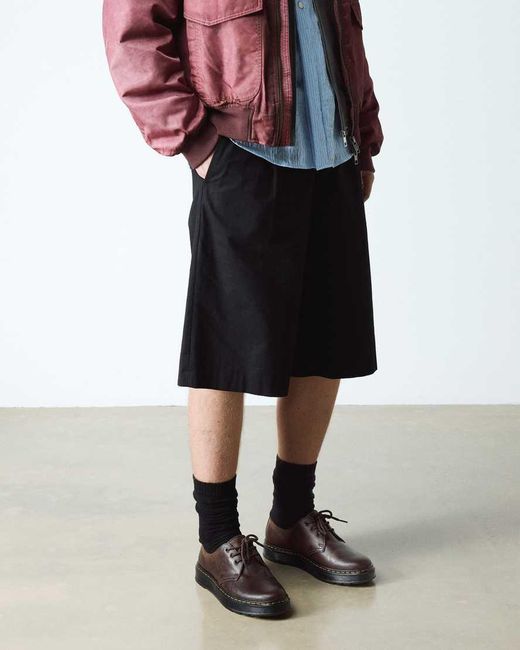 Dr. Martens Brown Brookline Lo Crazy Horse Leather Shoes for men