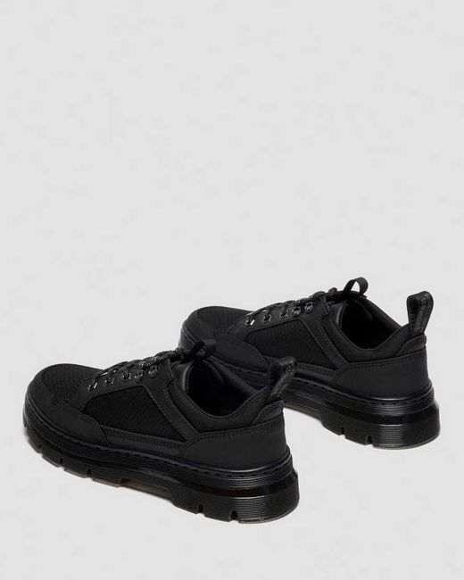 Dr. Martens Black Reeder Mk.02 Canvas & Leather Utility Shoes
