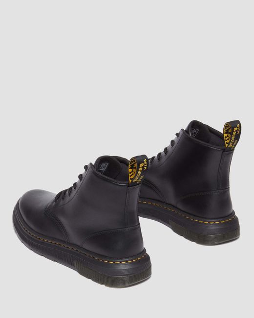 Dr. Martens Black Crewson Chukka Lace Up Leather Boots for men