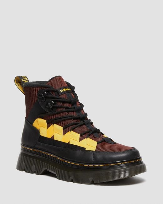 Dr. Martens Boury ブラック 8 UK Dr. Martens Boury Boots Black Zinc - Women's Ankle Boots