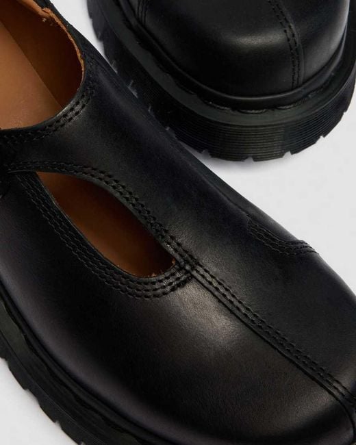 Dr. Martens Black Rejena Mary Jane Old Harness Leather Shoes