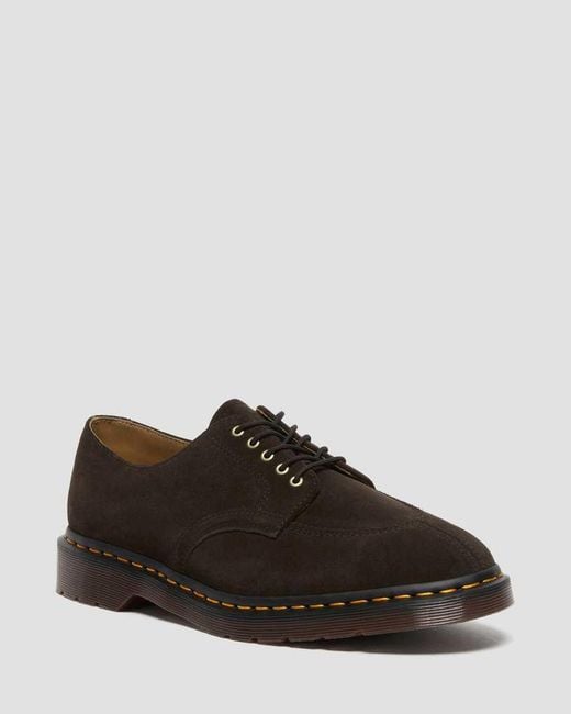 Dr. Martens Brown 2046 Suede Shoes for men