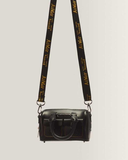 Dr. Martens Black Mini Top Handle Leather Bag