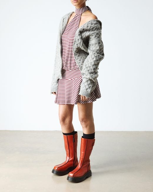 Dr. Martens Red Buzz Hi