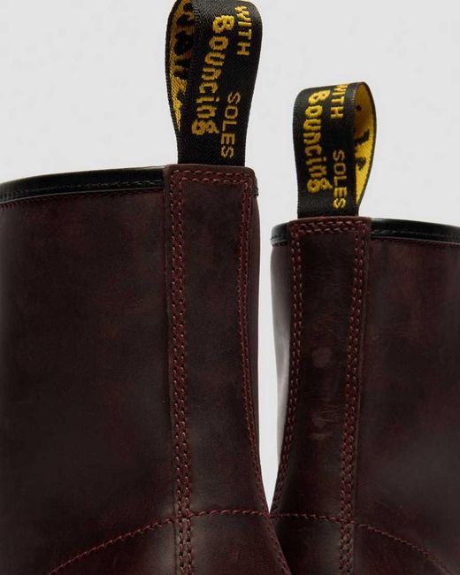 Dr. Martens Brown 1460 Crazy Horse Leather Boots