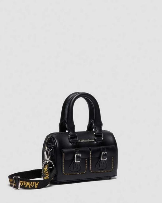 Dr. Martens Black Mini Top Handle Leather Bag