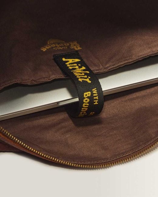 Dr. Martens Brown Weekender Soft Leather Bag