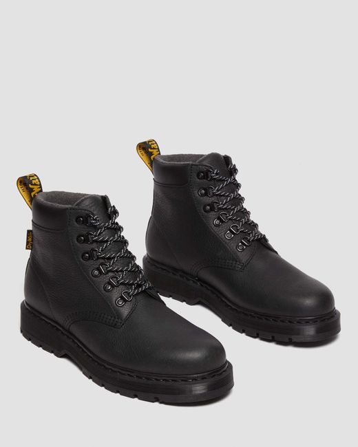 Dr. Martens Black Leather 939 Padded Collar Ankle Boots for men