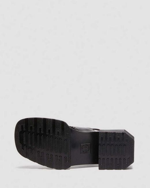 Dr. Martens Black Maybole Wanama Leather Sandals