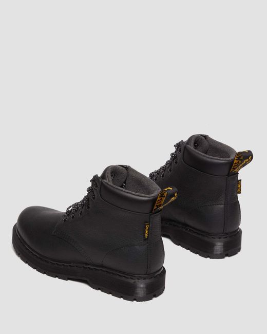 Dr. Martens Black Leather 939 Padded Collar Ankle Boots for men