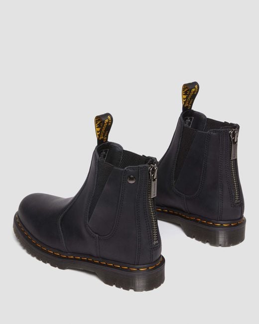 Dr. Martens 2976 Alternative Full Grain Leather Chelsea Boots in Black |  Lyst