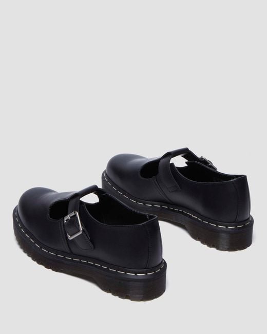 polley smooth leather mary janes dr martens