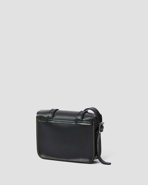 Dr. Martens Black 7" Leather Satchel