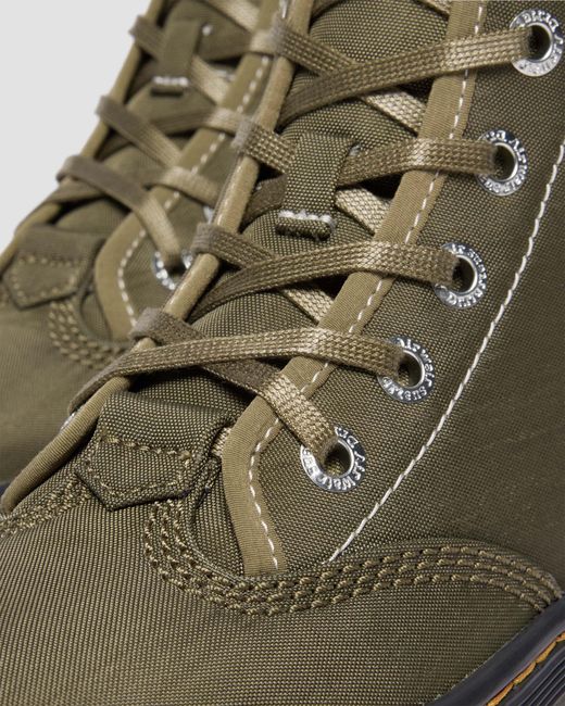 Dr. Martens Green Combs Ii Nylon Utility Boots
