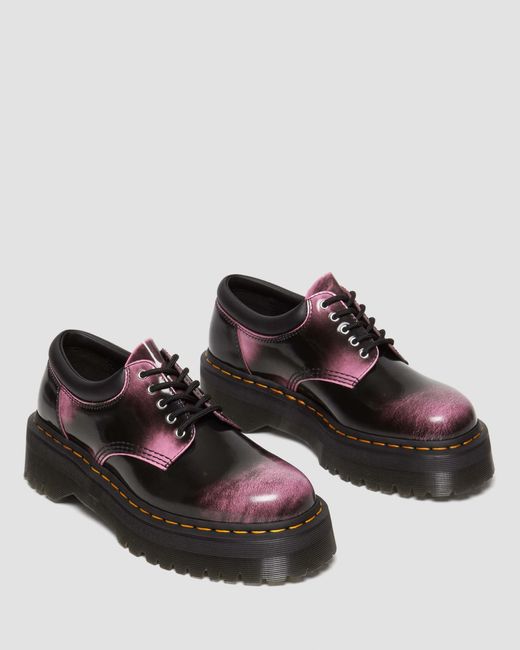 Dr. Martens Multicolor 8053 Distressed Leather Platform Casual Shoes
