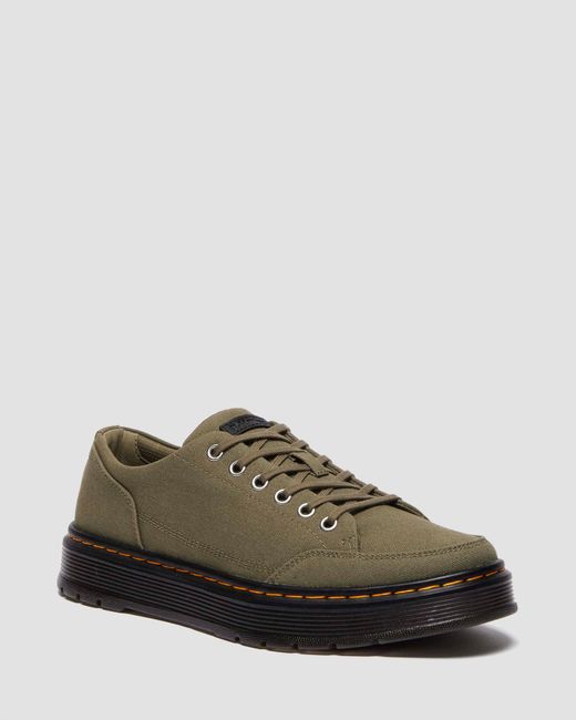 Dr. Martens Green Brookline Canvas Casual Shoes
