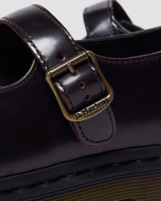 Dr. Martens Black Elphie Mary Jane Leather Shoes