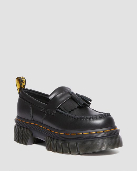 Dr. Martens Black Adrian Quad Smooth Women's Loafers