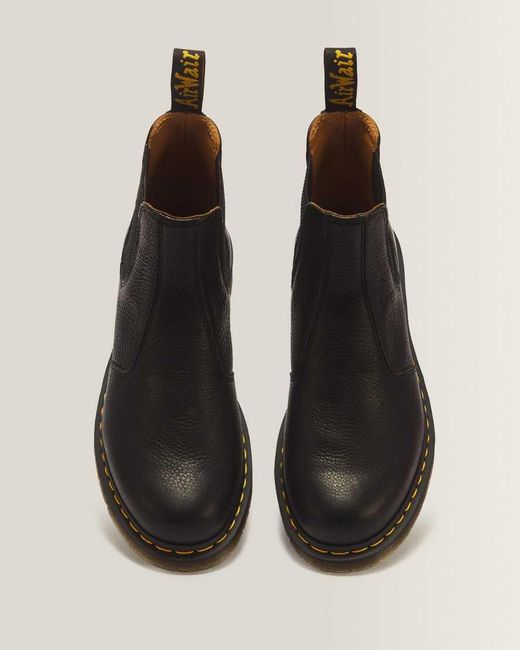 Dr. Martens Black 2976 Leather Chelsea Boots