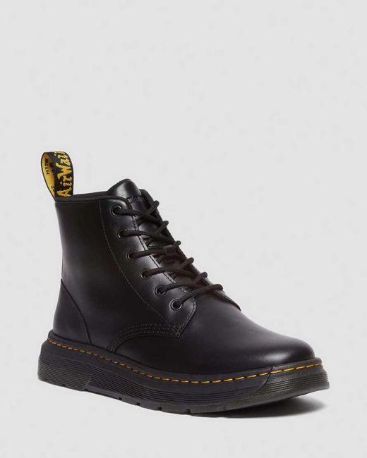 Dr. Martens Black Crewson Chukka Lace Up Leather Boots for men
