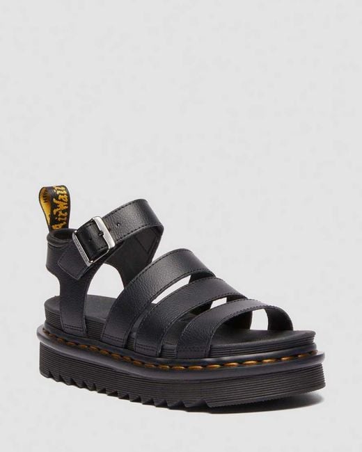 Dr. Martens Black Dr. Martens Blaire Athena Leather Sandals