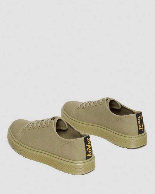 Dr. Martens Green Dante Canvas Casual Shoes for men