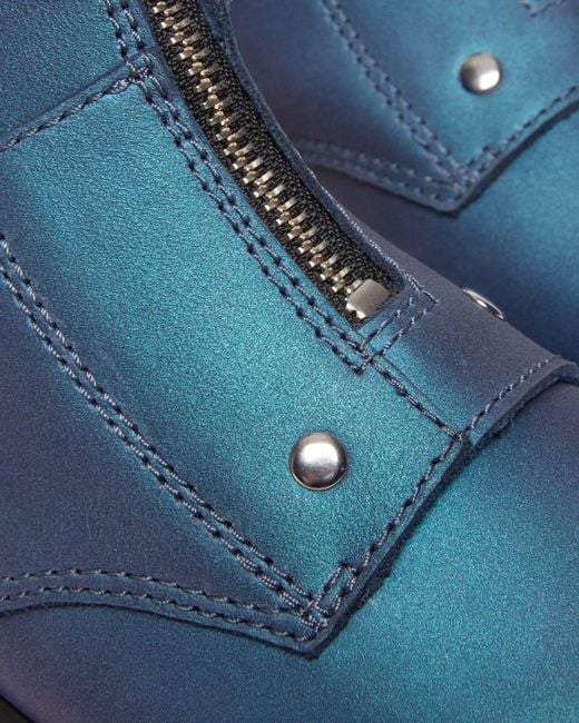 Boots plateformes jetta hi max Dr. Martens en coloris Blue