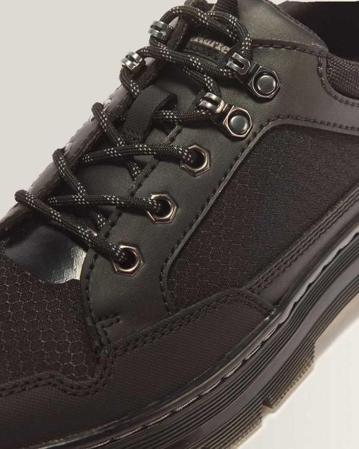 Dr. Martens Black Reeder Mk.02 Canvas & Leather Utility Shoes