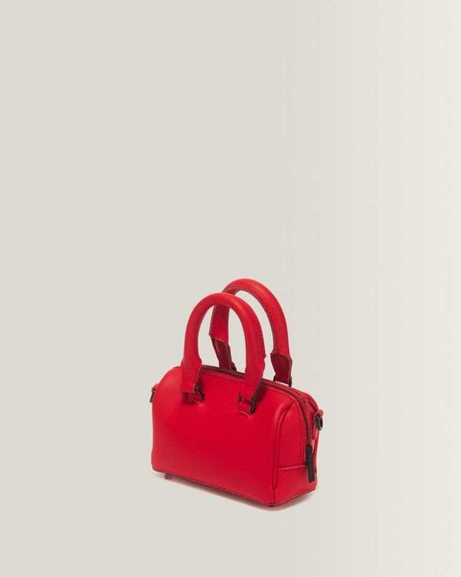 Dr. Martens Red Mini Top Handle Kiev Leather Bag
