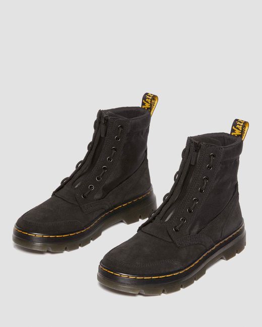 Stivali combs con cerniera estraibile di Dr. Martens in Black da Uomo